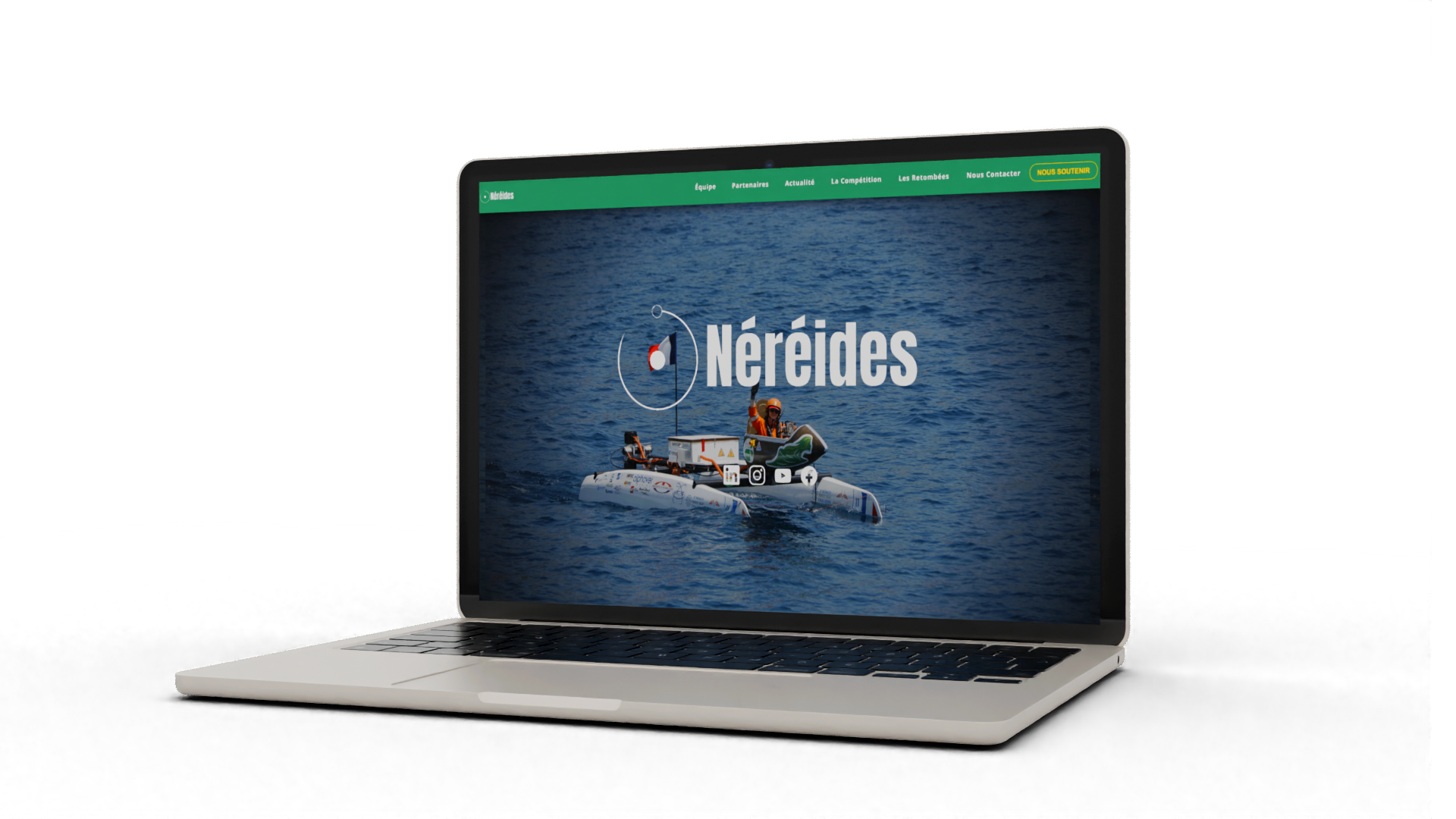 Développement site web Néréides